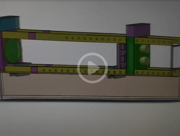 鋼管復合水壓試驗設備三維圖